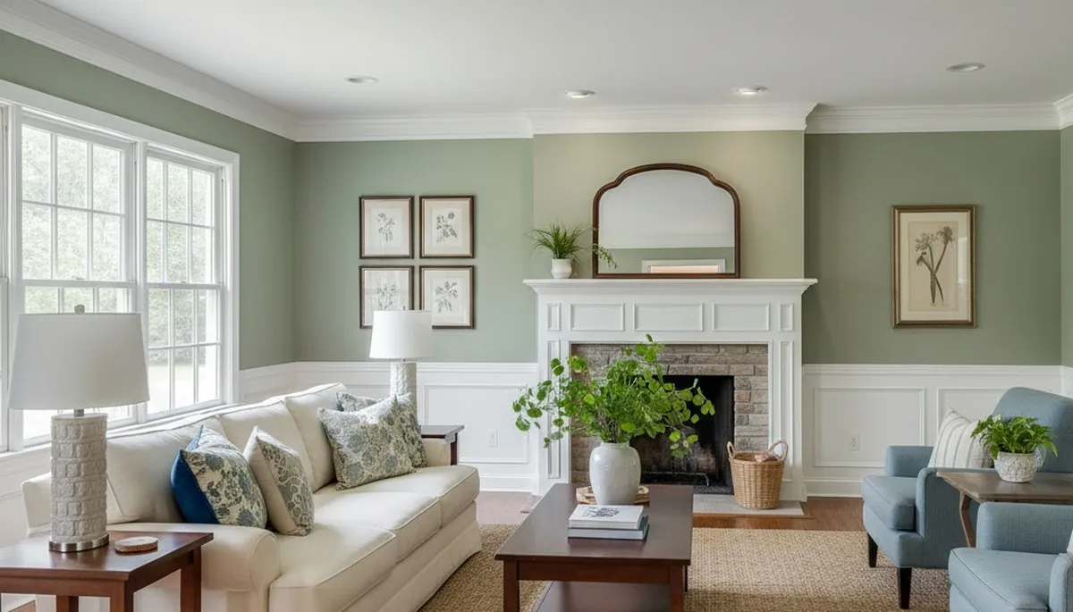 Professional interior painting in Knoxville, TN showcasing smooth walls and vibrant, expert finishes