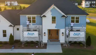 Professional house painters providing exterior painting services in Knoxville, TN homes
