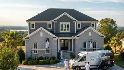Knoxville, TN house painting service by Painting Knoxville TN for interior and exterior home painting
