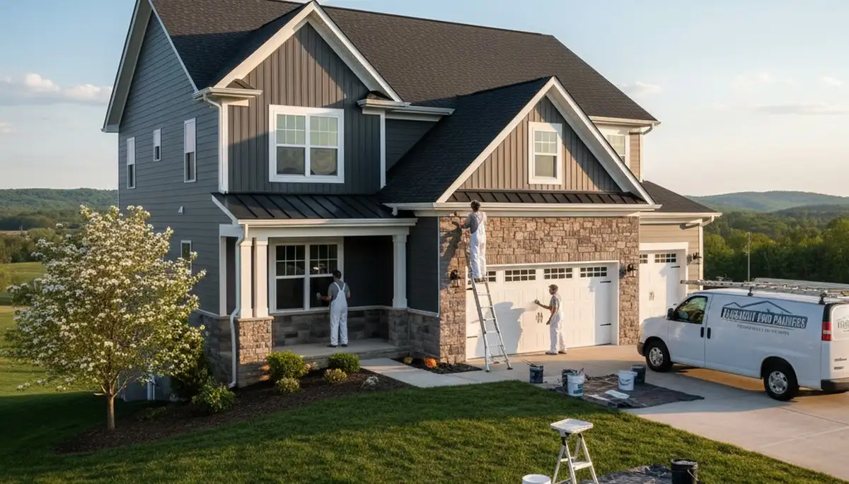 Professional house painting service in Knoxville, TN for interior and exterior residential homes