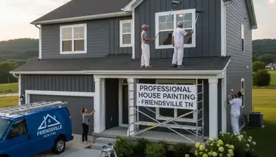 Professional house painting service in Knoxville, TN for interior and exterior home painting