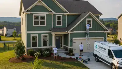Professional house painters providing exterior home painting in Knoxville, TN
