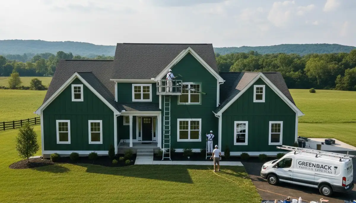 Professional house painters in Knoxville TN providing expert residential exterior painting services
