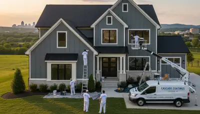 Professional house painting service in Knoxville, TN for residential exterior and interior projects