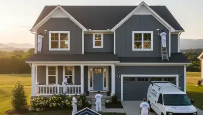 Professional house painting services in Knoxville, TN for residential exteriors and interiors