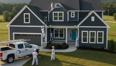 Knoxville, TN house painting services for residential exteriors and interiors by Painting Knoxville TN