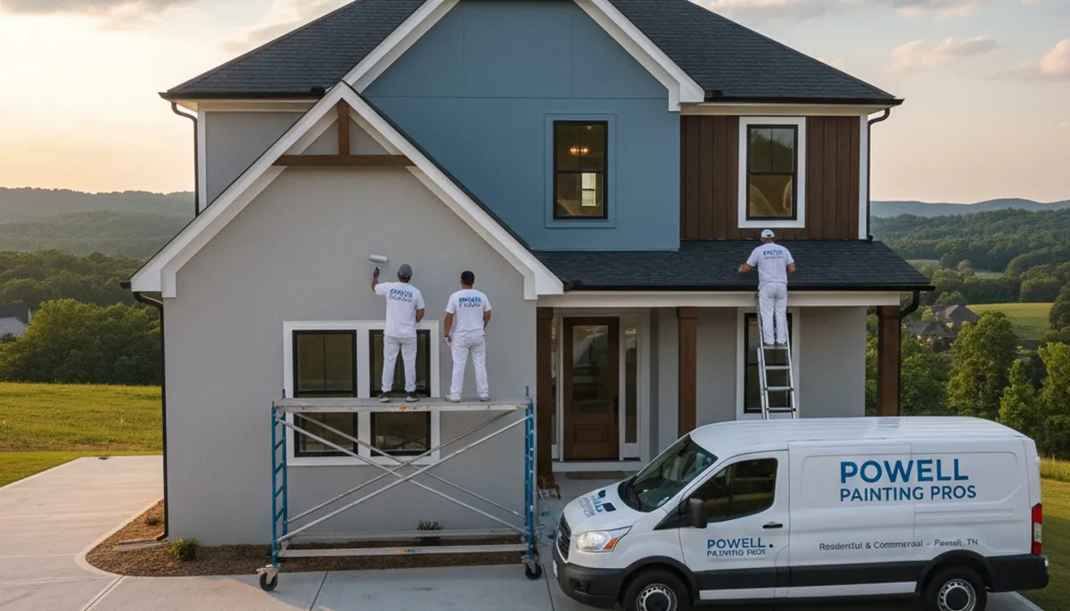 Professional house painters providing exterior home painting in Knoxville, TN