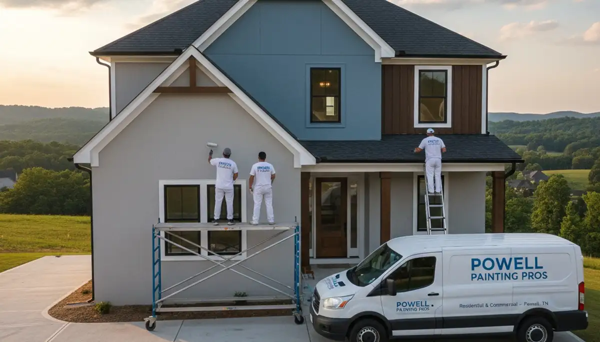 Professional house painters providing exterior home painting in Knoxville, TN
